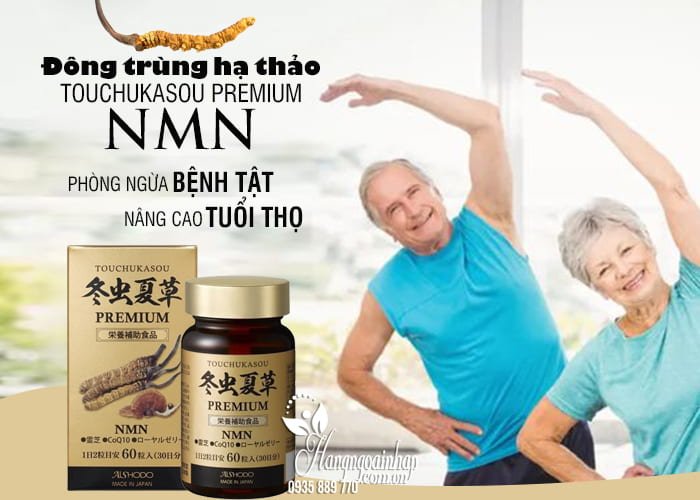 Đông trùng hạ thảo Touchukasou Premium NMN 60 viên Nhật 2 Đông trùng hạ thảo Touchukasou Premium NMN 60 viên Nhật 1