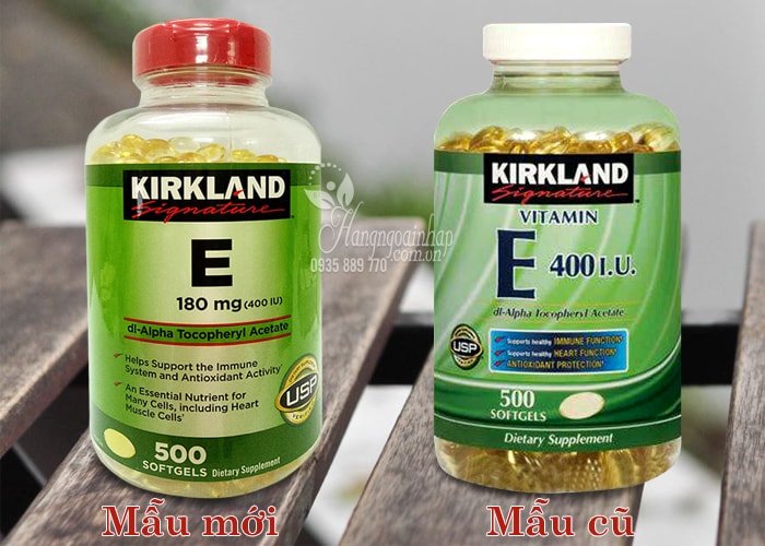 Vitamin E Thiên Nhiên 400 I.U Kirkland Signature 500 Viên Của Mỹ 3