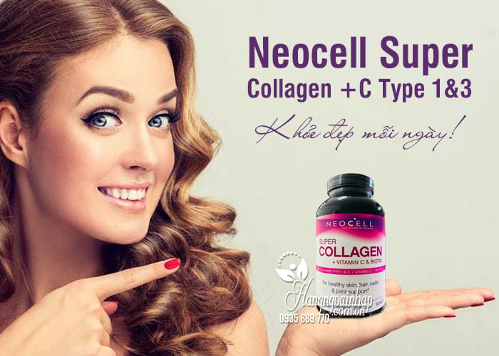 Neocell Super Collagen +C Type 1&3 360 Viên của Mỹ, giá tốt 8
