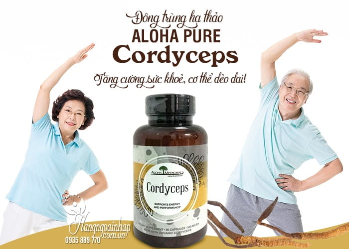 Đông Trùng Hạ Thảo Aloha Pure Cordyceps 90 Viên của Mỹ 3 Đông Trùng Hạ Thảo Aloha Pure Cordyceps 90 Viên của Mỹ 677