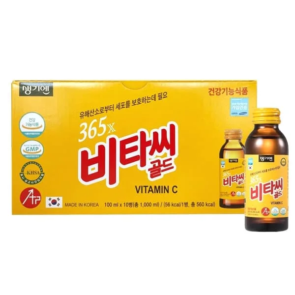 Thực phẩm chức năng Thực phẩm bổ sung 365x Vitamin C Gold Hàn Quốc 100ml x 10