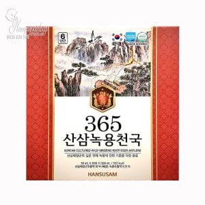 Hàng Ngoại Nhập 68 Nước nhung hươu hồng sâm núi 365 Hansusam 30 gói