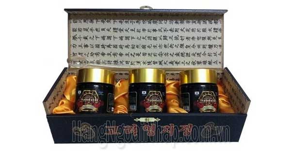 Cao Linh Chi Hàn Quốc - Cao Nấm Linh Chi Hộp Gỗ Đen 2 cao linh chi hộp gỗ đen gold hàn quốc