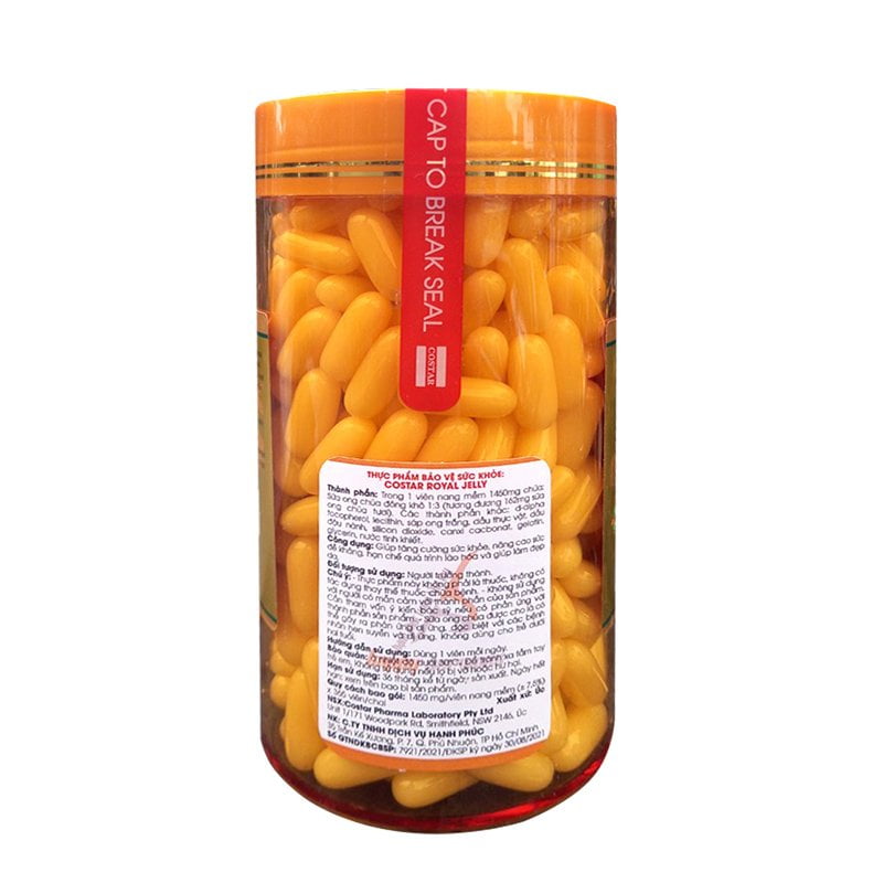 Sữa Ong Chúa Úc Costar Royal Jelly 1450mg 365 Viên 3 Sữa Ong Chúa Úc Costar Royal Jelly 1450mg 365 viên