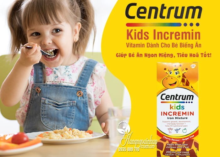 Centrum Kids Incremin – Vitamin Dành Cho Bé Biếng Ăn 3 Centrum Kids Incremin – Vitamin Dành Cho Bé Biếng Ăn9