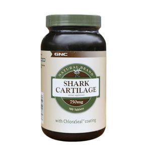 Hàng Ngoại Nhập 68 Hỗ trợ xương khớp Sụn Vi Cá GNC Shark Cartilage 750mg 180 Viên Của Mỹ