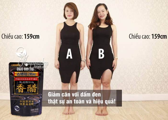 Thực phẩm chức năng Giấm Đen Dạng Viên Nhật Bản Orihiro 216 Viên, giảm cân an toàn 2 Giấm Đen Dạng Viên Nhật Bản Orihiro 216 Viên, giảm cân an toàn 3
