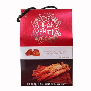 Hàng Ngoại Nhập 96 Kẹo hồng sâm Sobaek Red Ginseng Candy Hàn Quốc