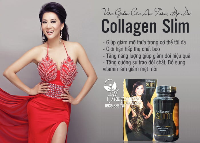 Thực phẩm chức năng Collagen Slim Giảm Cân Đẹp Da Cùng Kỳ Duyên 3 6a3c0bcb7e176e4f0c4c6c4b13543b54