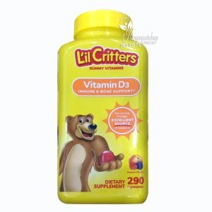 Hàng Ngoại Nhập 65 Calcium Gummy Bears With Vitamin D Kẹo Dẻo Bổ Sung Canxi Cho Bé