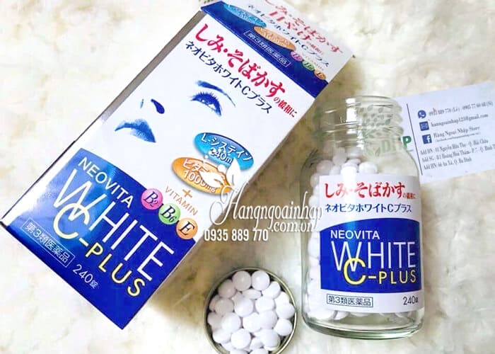 Thực phẩm chức năng Vita White Plus C.E.B2 - Viên Uống Trắng Da, Trị Nám Tàn Nhang 4 Vita White Plus C.E.B2 - Viên Uống Trắng Da, Trị Nám Tàn Nhang 8
