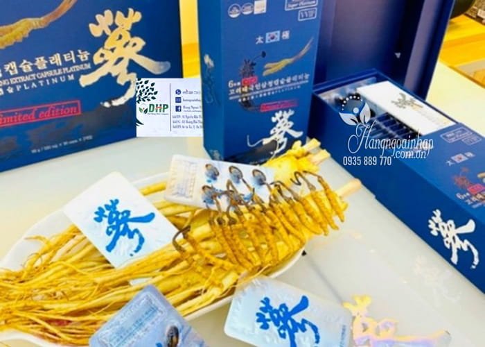 Viên thiên sâm đông trùng hạ thảo Super Platinum Hàn Quốc 2 Viên thiên sâm đông trùng hạ thảo Super Platinum Hàn Quốc 2