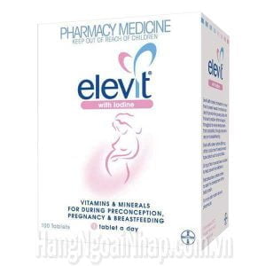Hàng Ngoại Nhập 64 Elevit 100 Viên – Vitamin Dành Cho Bà Bầu - Bayer Australia
