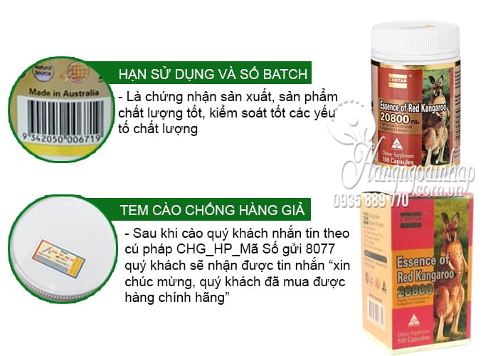 Thực phẩm chức năng Thực Phẩm Tăng Sinh Lý Đàn Ông, Essence Of Red Kangaroo 20800max 5 Thực Phẩm Tăng Sinh Lý Đàn Ông - Essence Of Red Kangaroo 3