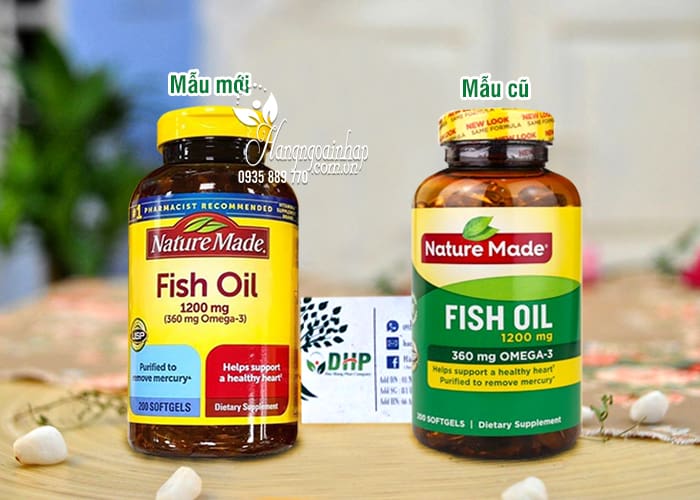 Nature Made Fish Oil 1200mg 360mg Omega 3 200 Viên 8